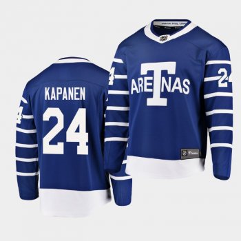 Kasperi Kapanen Toronto Arenas #24 Breakaway Player Throwback Jersey