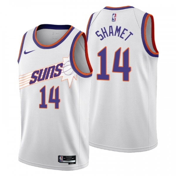 2022-23 Phoenix Suns #14 Landry Shamet City Edition White Jersey