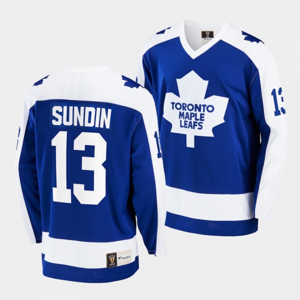 Mats Sundin Toronto Maple Leafs Retired Player Blue Jersey Premier