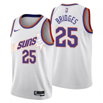 2022-23 Phoenix Suns #25 Mikal Bridges City Edition White Jersey