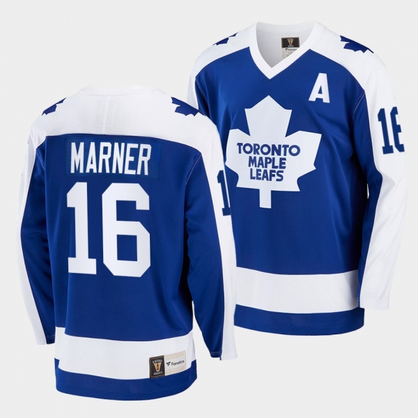 Mitch Marner Toronto Maple Leafs Vintage Blue Jersey Replica