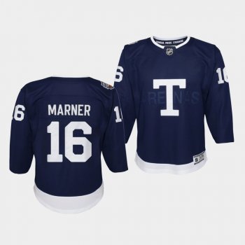 Youth Toronto Maple Leafs 2022 Heritage Classic Mitch Marner #16 Navy Jersey