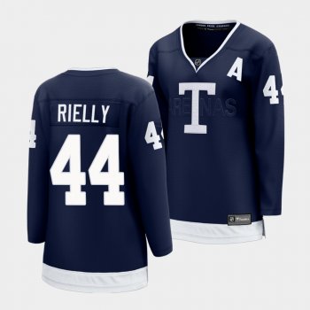 Women Toronto Maple Leafs 2022 Heritage Classic Morgan Rielly #44 Navy Jersey