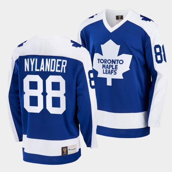 William Nylander Toronto Maple Leafs Vintage Blue Jersey Replica