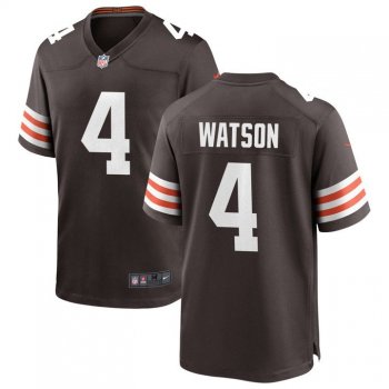 Deshaun Watson #4 Cleveland Browns Game Jersey - Brown