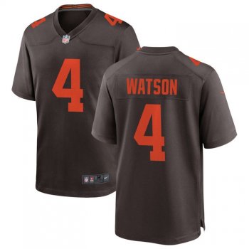 Deshaun Watson #4 Cleveland Browns Alternate Game Jersey - Brown