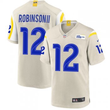 Los Angeles Rams Allen Robinson #12 Game Jersey - Bone