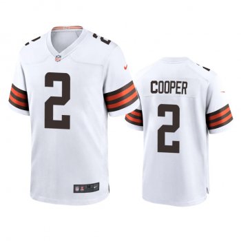 Cleveland Browns Amari Cooper White Game Jersey