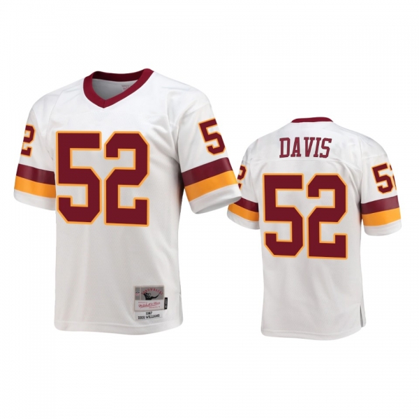 Washington Commanders Jamin Davis White Throwback Legacy Replica Jersey