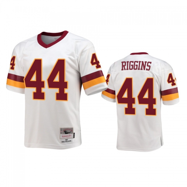 Washington Commanders John Riggins White Throwback Legacy Replica Jersey