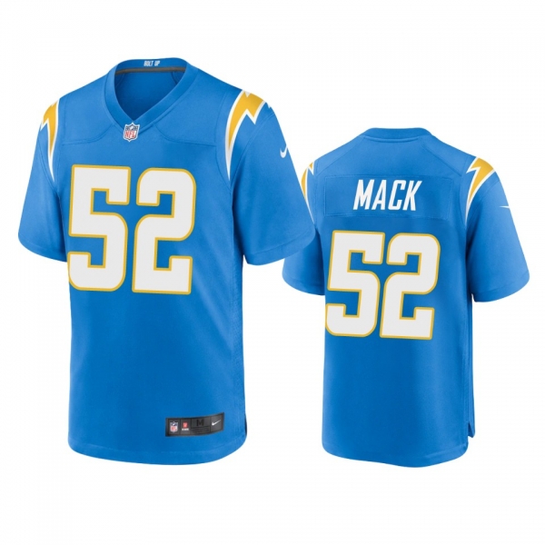 Los Angeles Chargers Khalil Mack Powder Blue Game Jersey