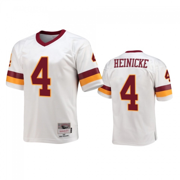 Washington Commanders Taylor Heinicke White Throwback Legacy Replica Jersey