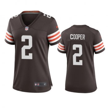 Women's Cleveland Browns Amari Cooper Brown Game Jersey