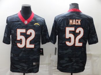 Men's Los Angeles Chargers #52 Khalil Mack Camo Limited Stitched Jersey