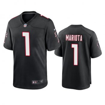 Atlanta Falcons Marcus Mariota Black Throwback Game Jersey