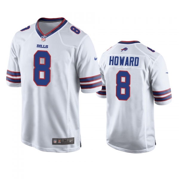 Buffalo Bills O.J. Howard White Game Jersey