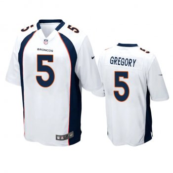 Denver Broncos Randy Gregory White Game Jersey