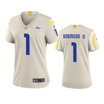 Women's Los Angeles Rams Allen Robinson II Bone Game Jersey