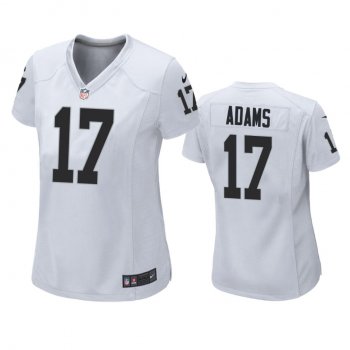 Women's Las Vegas Raiders Davante Adams White Game Jersey