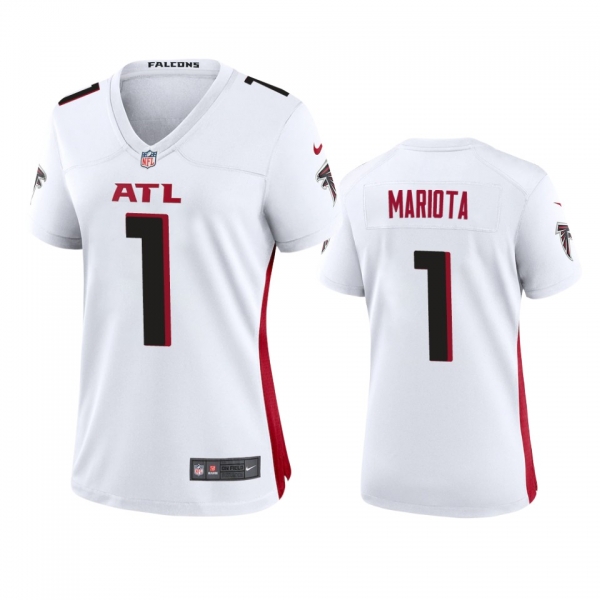 Women's Atlanta Falcons Marcus Mariota White Game Jersey