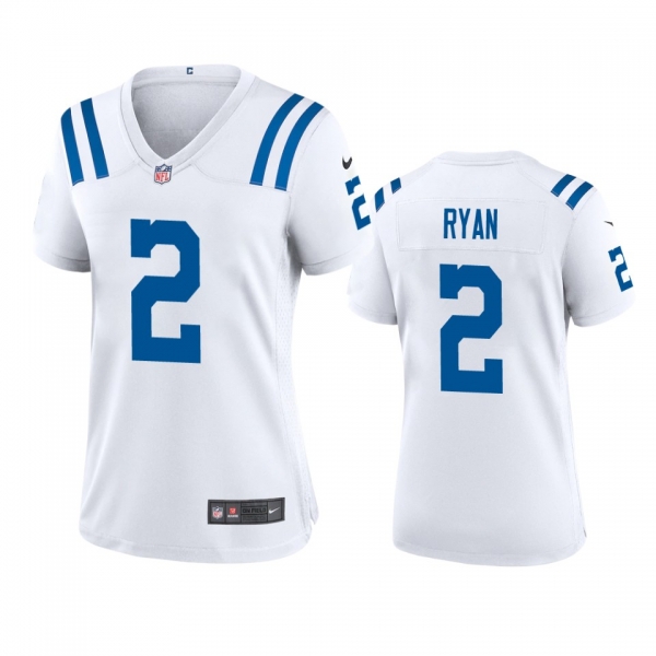 Women's Indianapolis Colts Matt Ryan White Game Jersey