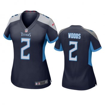 Women's Tennessee Titans Robert Woods Navy Game Jersey