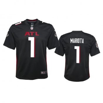 Youth Falcons Marcus Mariota Black Game Jersey