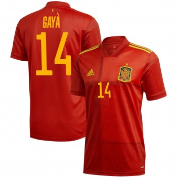 Spain National Team 2022 Qatar World Cup Jose Gaya #14 Red Home Men Jersey