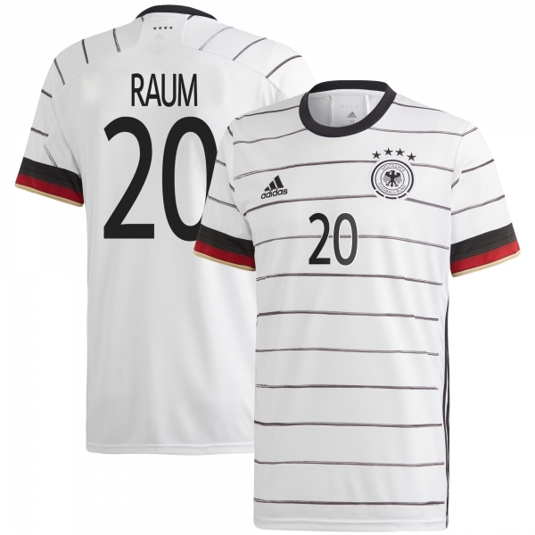 Germany National Team 2022 Qatar World Cup David Raum #20 White Home Men Jersey