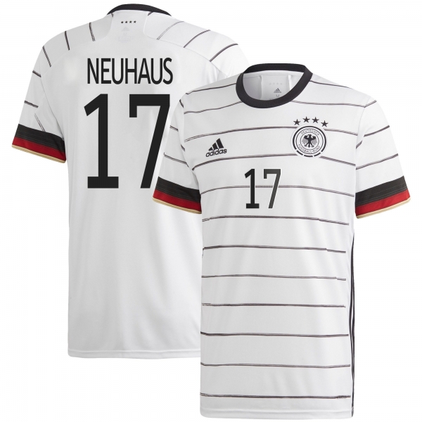 Germany National Team 2022 Qatar World Cup Florian Neuhaus #17 White Home Men Jersey