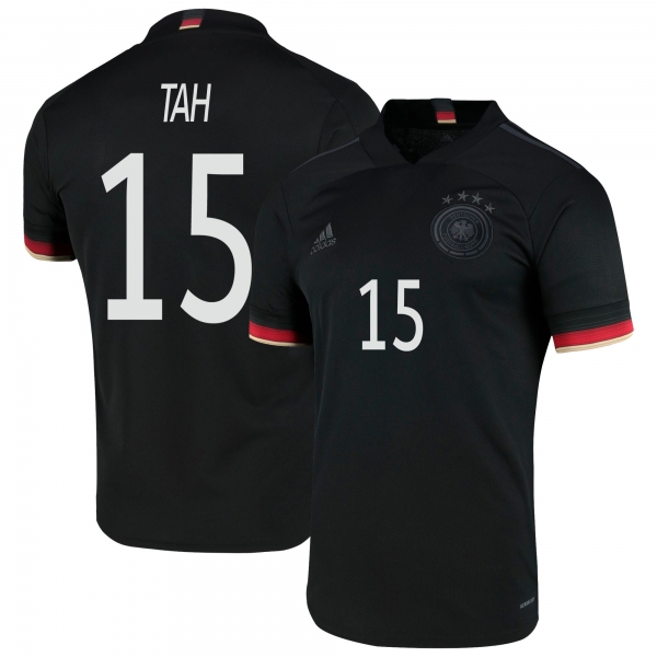 Germany National Team 2022 Qatar World Cup Jonathan Tah #15 Black Away Men Jersey