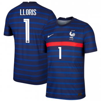 France National Team 2022 Qatar World Cup Hugo Lloris #1 Black Home Men Jersey