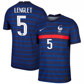 France National Team 2022 Qatar World Cup Clement Lenglet #5 Black Home Men Jersey