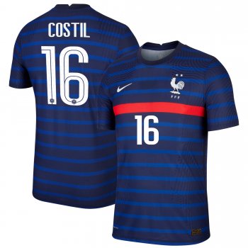 France National Team 2022 Qatar World Cup Beno�t Costil #16 Black Home Men Jersey