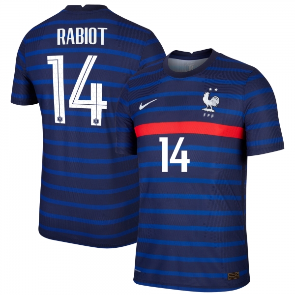 France National Team 2022 Qatar World Cup Adrien Rabiot #14 Black Home Men Jersey