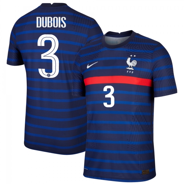 France National Team 2022 Qatar World Cup Leo Dubois #3 Black Home Men Jersey