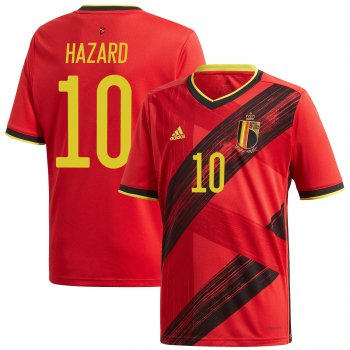 Belgium National Team 2022 Qatar World Cup Thorgan Hazard #10 Red Home Men Jersey