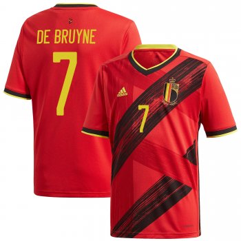 Belgium National Team 2022 Qatar World Cup Kevin De Bruyne #7 Red Home Men Jersey