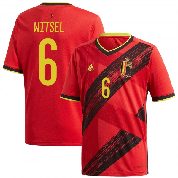 Belgium National Team 2022 Qatar World Cup Axel Witsel #6 Red Home Men Jersey