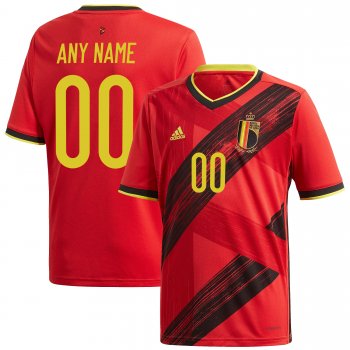 Belgium National Team 2022 Qatar World Cup Custom Red Home Men Jersey