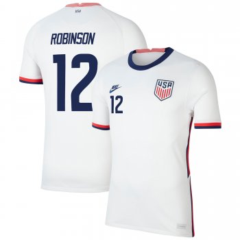 USA National Team 2022 Qatar World Cup Miles Robinson #12 White Home Men Jersey