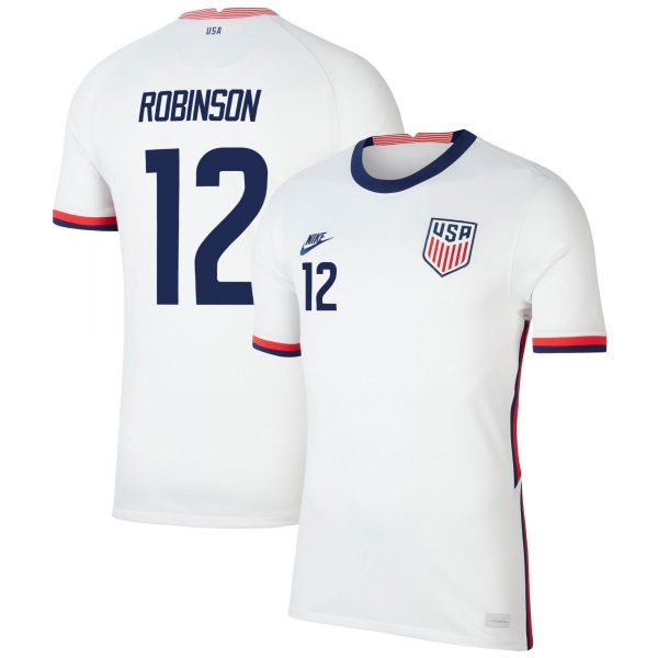 USA National Team 2022 Qatar World Cup Miles Robinson #12 White Home Men Jersey