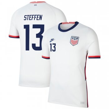 USA National Team 2022 Qatar World Cup Zack Steffen #13 White Home Men Jersey