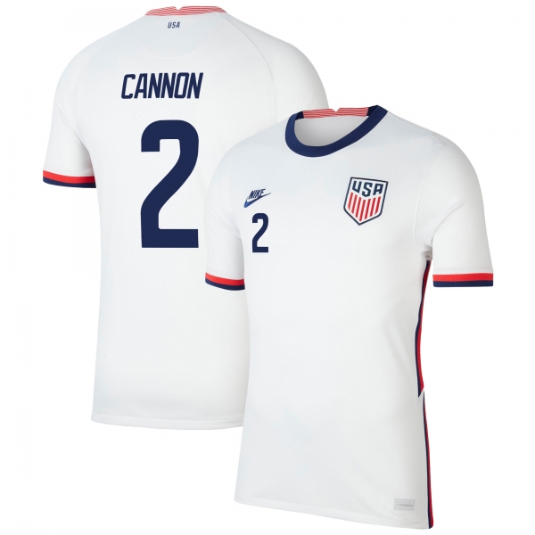 USA National Team 2022 Qatar World Cup Reggie Cannon #2 White Home Men Jersey