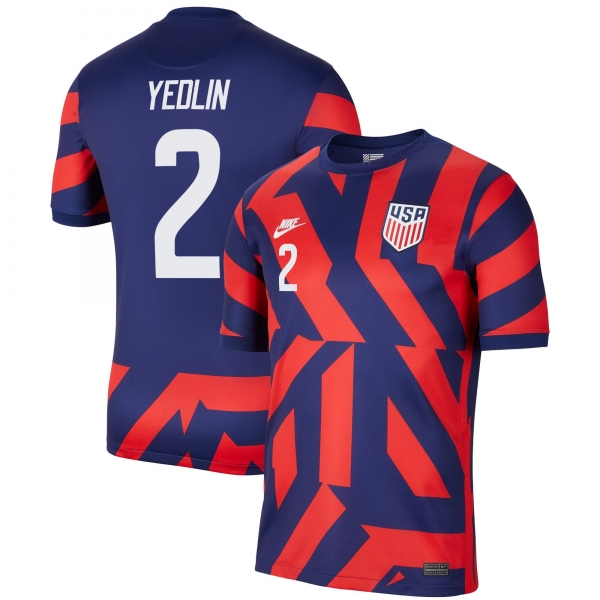 USA National Team 2022 Qatar World Cup DeAndre Yedlin #2 Blue Away Men Jersey