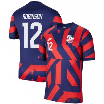 USA National Team 2022 Qatar World Cup Miles Robinson #12 Blue Away Men Jersey