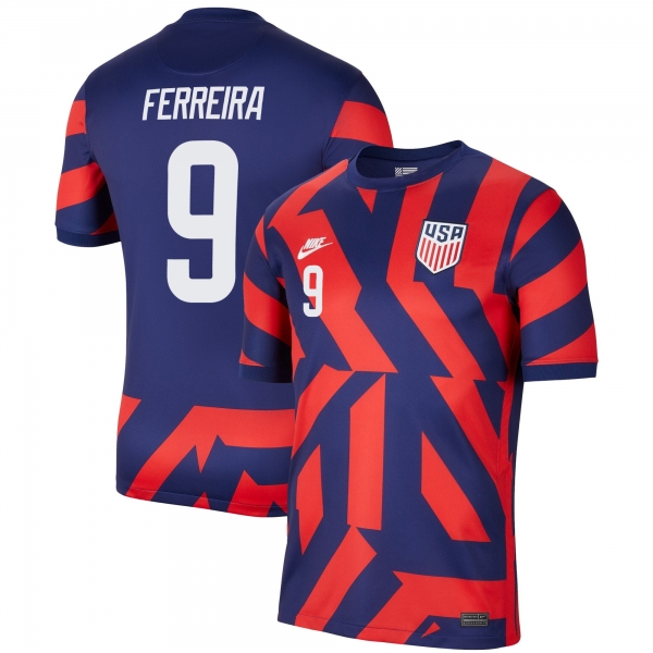 USA National Team 2022 Qatar World Cup Jesus Ferreira #9 Blue Away Men Jersey