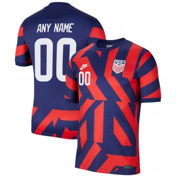 USA National Team 2022 Qatar World Cup Custom Blue Away Men Jersey