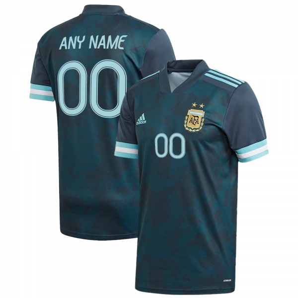 Argentina National Team 2022 Qatar World Cup Custom Teal Away Men Jersey