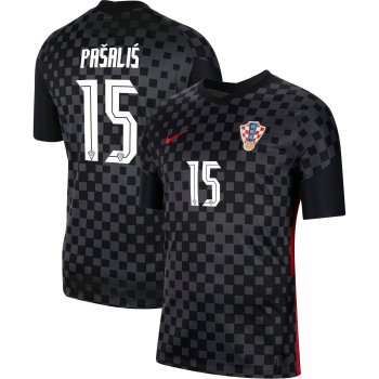 Croatia National Team 2022 Qatar World Cup Mario Pasalic #15 Black Away Men Jersey